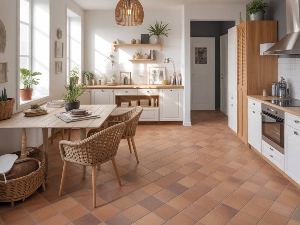 Carrelage terre cuite intérieur : comment l’intégrer dans une déco moderne