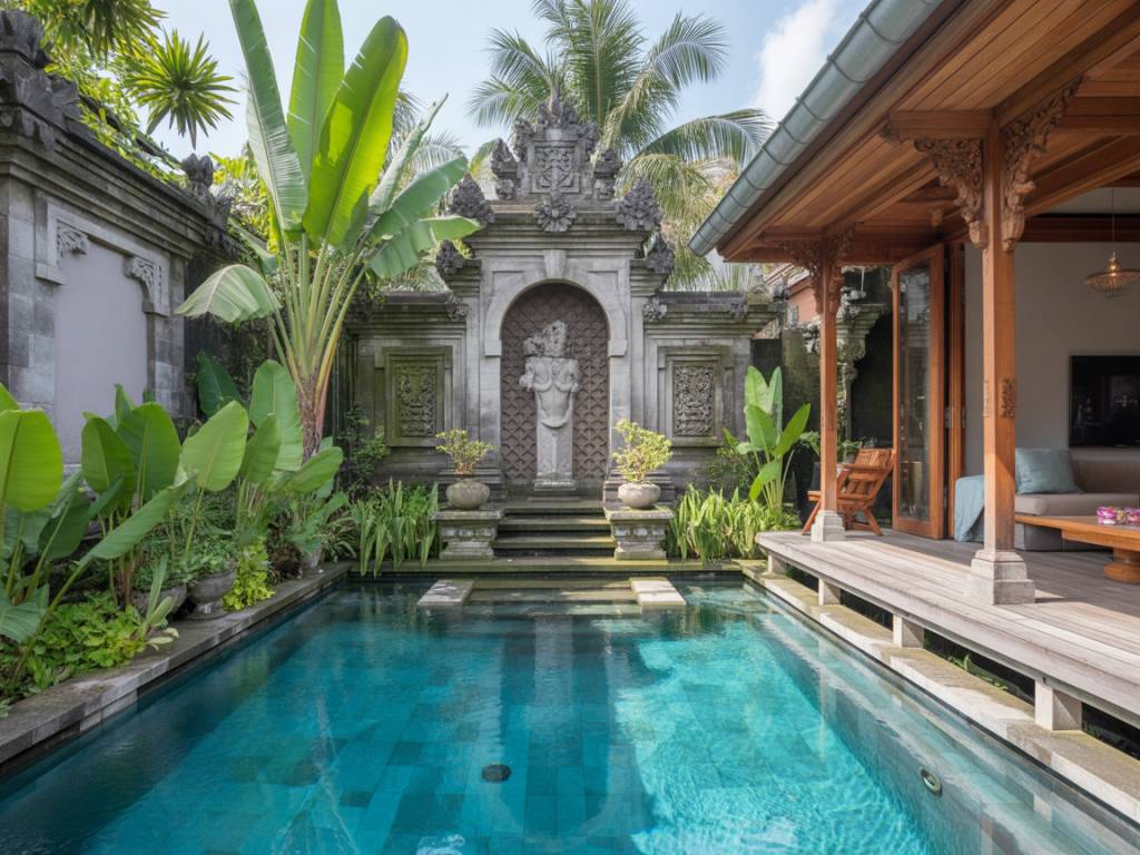 Dalle pierre de bali : transformer sa piscine en oasis exotique